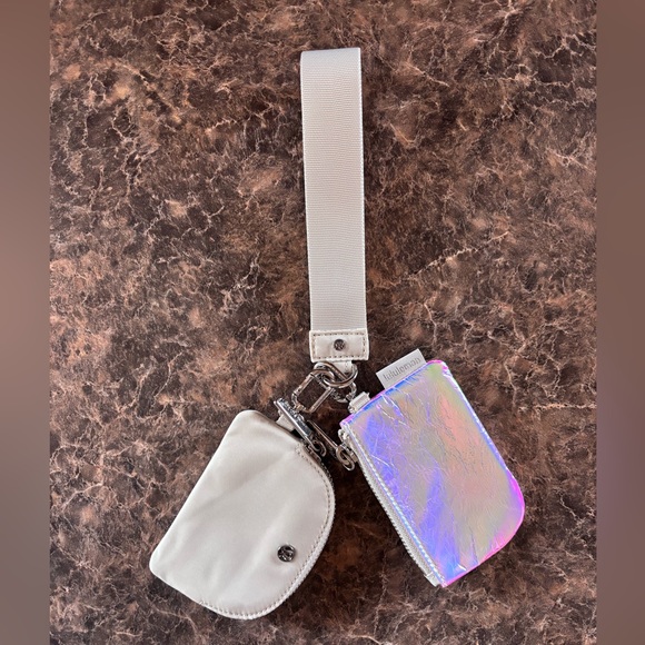 Lululemon iridescent dual wristlet! - Picture 2 of 5